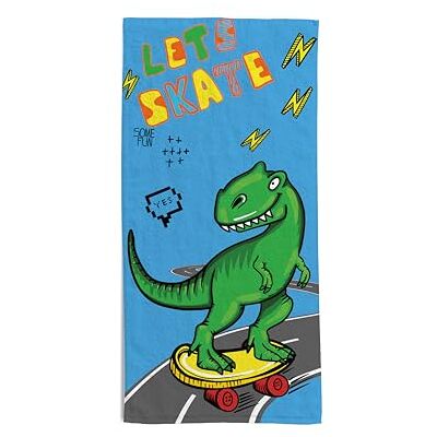 hermet Dinosaurier, babystrandhandduk, 70 x 140 cm, dinosauriedesign strand- eller poolhandduk, 100% mjuk bomull, lätt och praktisk hermet Dinosaurier, babystrandhandduk, 70 x 140 cm, dinosauriedesign strand- eller poolhandduk, 100% mjuk bomull, lätt och praktisk
