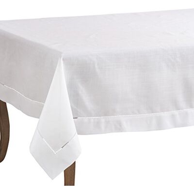 SARO LIFESTYLE bordsduk, vit, 178 cm x 305 cm SARO LIFESTYLE bordsduk, vit, 178 cm x 305 cm