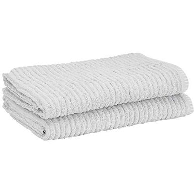 Heckett Lane Duschhandduk 60% Bamboo Viskos, 40% bomull, glacier grå, 70 x 140 cm, 2,0 stycken Heckett Lane Duschhandduk 60% Bamboo Viskos, 40% bomull, glacier grå, 70 x 140 cm, 2,0 stycken