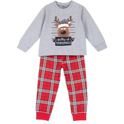 Chicco Julpyjamas för pojkar och pojkar, Ljusgrå, 7 �r Chicco Julpyjamas för pojkar och pojkar, Ljusgrå, 7 �r