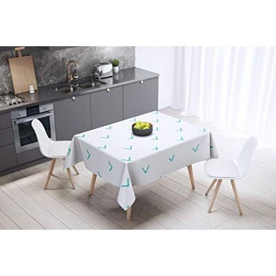 Bonamaison köksdekoration, bordsduk, lila, svart, 140 x 140 cm – designad och tillverkad i Turkiet Bonamaison köksdekoration, bordsduk, lila, svart, 140 x 140 cm – designad och tillverkad i Turkiet