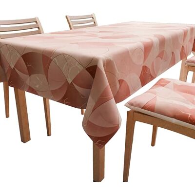 PETTI Artigiani Italiani Bordsduk, Bordsduk, Köksduk i Bomull Grå Cirkelritning X12 Platser (140x240cm) 100% Tillverkad i Italien PETTI Artigiani Italiani Bordsduk, Bordsduk, Köksduk i Bomull Grå Cirkelritning X12 Platser (140x240cm) 100% Tillverkad i Italien