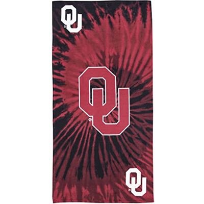 Northwest NCAA Oklahoma Sooners strandhandduk, 76 cm x 152 cm, psykedelisk Northwest NCAA Oklahoma Sooners strandhandduk, 76 cm x 152 cm, psykedelisk