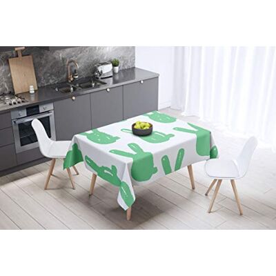 Bonamaison köksdekoration, bordsduk, lila, svart, 140 x 140 cm – designad och tillverkad i Turkiet Bonamaison köksdekoration, bordsduk, lila, svart, 140 x 140 cm – designad och tillverkad i Turkiet