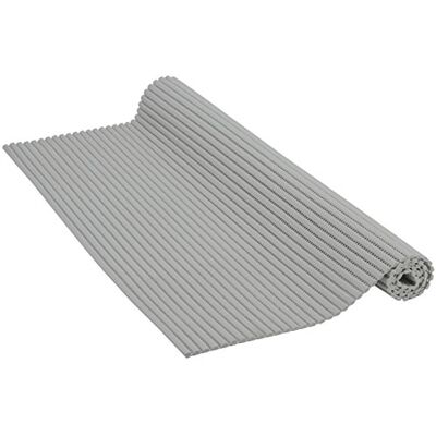Venilia Mjukskumsmatta, Venisoft uni grå halkfri golvbeläggning duschmatta, halkfri matta, PVC-polyester, grå, 65 x 200 cm, 54160 Venilia Mjukskumsmatta, Venisoft uni grå halkfri golvbeläggning duschmatta, halkfri matta, PVC-polyester, grå, 65 x 200 cm, 54160