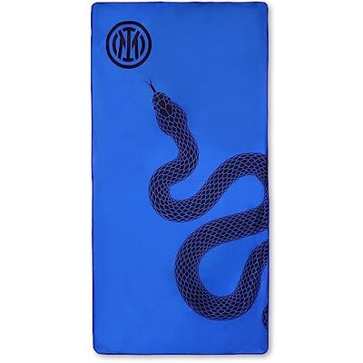 Inter Premium Biscione Strandhandduk i mikrofiber, 180 × 90 cm, Ultra absorberande mikrofiberhandduk Perfekt för strand, hav, pool och sommarsemester Officiell produkt Inter Premium Biscione Strandhandduk i mikrofiber, 180 × 90 cm, Ultra absorberande mikrofiberhandduk Perfekt för strand, hav, pool och sommarsemester Officiell produkt