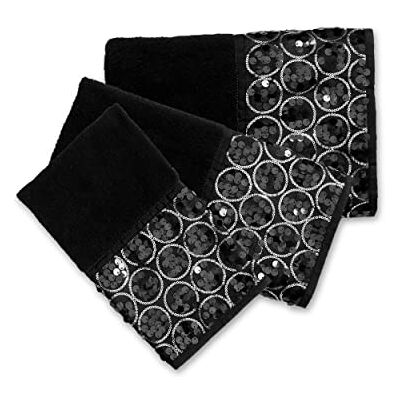 Popular Bath Sinatra Collection, handduksset, svart Popular Bath Sinatra Collection, handduksset, svart