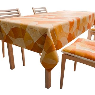 PETTI Artigiani Italiani Bordsduk, Bordsduk, Köksduk Av Bomull Lidia Orange Design X24 Platser (140 x 450 cm) 100% Tillverkad i Italien PETTI Artigiani Italiani Bordsduk, Bordsduk, Köksduk Av Bomull Lidia Orange Design X24 Platser (140 x 450 cm) 100% Tillverkad i Italien