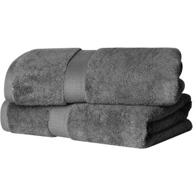 Superior 900 Madison TS handduksset, bomull, mörkgrå, badhandduk 2-pack, 2 Superior 900 Madison TS handduksset, bomull, mörkgrå, badhandduk 2-pack, 2