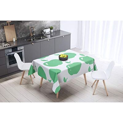 Bonamaison köksdekoration, bordsduk, lila, svart, 140 x 140 cm – designad och tillverkad i Turkiet Bonamaison köksdekoration, bordsduk, lila, svart, 140 x 140 cm – designad och tillverkad i Turkiet