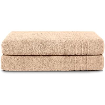Komfortec 2-delad bastuhanddukssats Bastuhandduk 70x200 cm 100% mjuk bomull Fade-bevis Snabbtorkande Handduksset Bastuhandduk Badhandduk badhandduk Badlakan Sand Beige Komfortec 2-delad bastuhanddukssats Bastuhandduk 70x200 cm 100% mjuk bomull Fade-bevis Snabbtorkande Handduksset Bastuhandduk Badhandduk badhandduk Badlakan Sand Beige