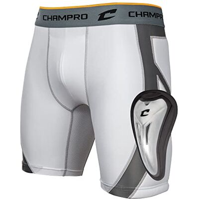 Champro unisex uppvridbara kompression glidshorts med kupa uppvridning kompression polyester/spandex glidande kort med/Cup Champro unisex uppvridbara kompression glidshorts med kupa uppvridning kompression polyester/spandex glidande kort med/Cup