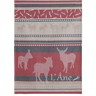 Coucke Le Anes fransk bomullshandduk, 50,8 cm x 76,2 cm, 100% bomull Coucke Le Anes fransk bomullshandduk, 50,8 cm x 76,2 cm, 100% bomull