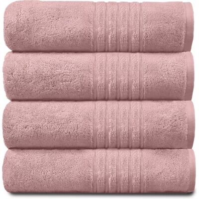 GC GAVENO CAVAILIA New Hampton Hand, ultramjuk extra absorberande förpackning med 4 lyxiga handduksset, 100% ringspunnen bomull, egyptisk, rodnande rosa, 50 x 80 cm GC GAVENO CAVAILIA New Hampton Hand, ultramjuk extra absorberande förpackning med 4 lyxiga handduksset, 100% ringspunnen bomull, egyptisk, rodnande rosa, 50 x 80 cm