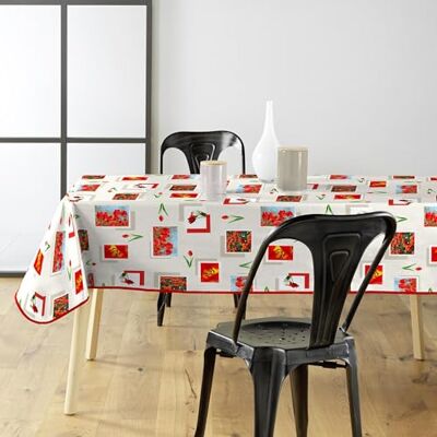 Douceur d'Intérieur , Rektangel bordsduk (140 x 240 cm) tulpan, PVC Photoprint Douceur d'Intérieur , Rektangel bordsduk (140 x 240 cm) tulpan, PVC Photoprint