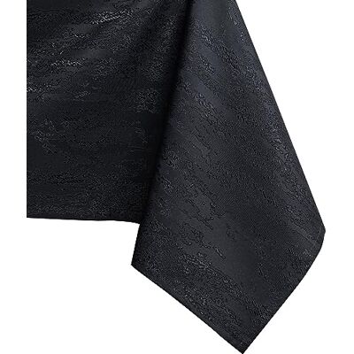 AmeliaHome Bordsduk 140 x 350 cm lotuseffekt vattenavvisande ormhudsmönster Vesta svart AmeliaHome Bordsduk 140 x 350 cm lotuseffekt vattenavvisande ormhudsmönster Vesta svart