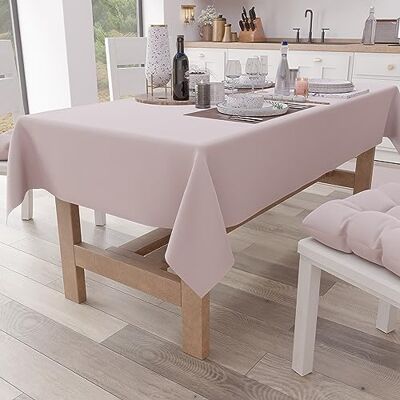 PETTI Artigiani Italiani Rektangulär bordsduk, elegant bordsduk, enfärgad bordsduk i bomull, köksduk, rosa bordsduk (140 x 360 cm), 100% tillverkad i Italien PETTI Artigiani Italiani Rektangulär bordsduk, elegant bordsduk, enfärgad bordsduk i bomull, köksduk, rosa bordsduk (140 x 360 cm), 100% tillverkad i Italien