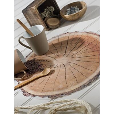 CALITEX Bordsset, rund, PVC, brun, 38 x 38 cm, 6 stycken CALITEX Bordsset, rund, PVC, brun, 38 x 38 cm, 6 stycken