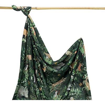 Makaszka Bambufilt filt filt lätt kylande filt för sommar semester barn flicka pojke strandhandduk storlek 100 x 120 cm solskydd för varmt väder Woodland Macash Makaszka Bambufilt filt filt lätt kylande filt för sommar semester barn flicka pojke strandhandduk storlek 100 x 120 cm solskydd för varmt väder Woodland Macash