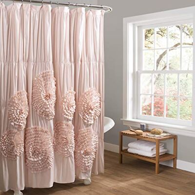 Lush Decor Frodig dekor serena duschdraperi volang blommig vintage elegant bondgårdsstil badrumsdekor, 0, rouge Lush Decor Frodig dekor serena duschdraperi volang blommig vintage elegant bondgårdsstil badrumsdekor, 0, rouge