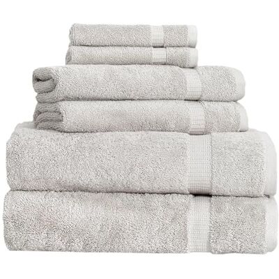 BERIBO Comfort 6-delad turkisk handduksset, 2 x bad, 2 händer, 2 ansiktshanddukar, 620 gsm, 100% bomull (brungrå) BERIBO Comfort 6-delad turkisk handduksset, 2 x bad, 2 händer, 2 ansiktshanddukar, 620 gsm, 100% bomull (brungrå)