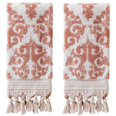 SKL Home Mirage Fringe 100% turkisk bomull handduksset, rouge SKL Home Mirage Fringe 100% turkisk bomull handduksset, rouge