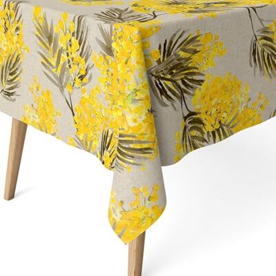 ECOMMERC3 Fläckbeständig bordsduk för rektangulärt bord storlek 100 x 140 cm fläckbeständig bordsduk extra mjuk och vattentät beige ECOMMERC3 Fläckbeständig bordsduk för rektangulärt bord storlek 100 x 140 cm fläckbeständig bordsduk extra mjuk och vattentät beige