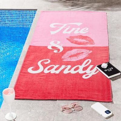 Sassy B turner bianca plc fin och sandig 76 x 160 cm bomull strandhandduk rosa Sassy B turner bianca plc fin och sandig 76 x 160 cm bomull strandhandduk rosa