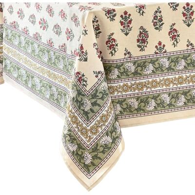Elrene Home Fashions Nomad Harvest Block Print Fall/Thanksgiving Rectangle Tablecloth, 60"x102 Elrene Home Fashions Nomad Harvest Block Print Fall/Thanksgiving Rectangle Tablecloth, 60"x102