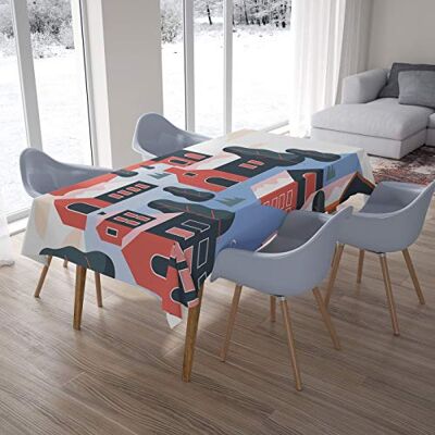 Bonamaison köksdekoration, bordsduk, 145 cm x 220 cm designad och tillverkad i Turkiet Bonamaison köksdekoration, bordsduk, 145 cm x 220 cm designad och tillverkad i Turkiet