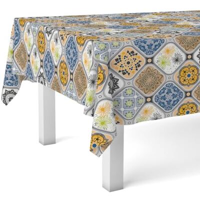 Martina Home Mantel Hule JUCAR Blå 250X140 CM Martina Home Mantel Hule JUCAR Blå 250X140 CM