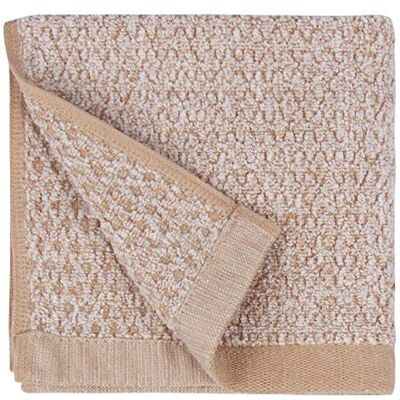 Everplush Diamant Jacquard Tvättduk Set med 6, 13" x 13", Brun Everplush Diamant Jacquard Tvättduk Set med 6, 13" x 13", Brun