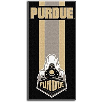 Northwest Officiellt licensierad NCAA Purdue Boilermakers "Zone Read" strandhandduk, 76 cm x 152 cm, flerfärgad Northwest Officiellt licensierad NCAA Purdue Boilermakers "Zone Read" strandhandduk, 76 cm x 152 cm, flerfärgad