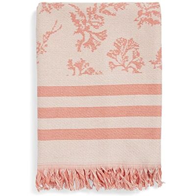 Vera Bradley dam strandhandduk, flytande fronds korall, en storlek Vera Bradley dam strandhandduk, flytande fronds korall, en storlek