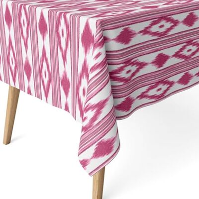 ECOMMERC3 Fläckbeständig bordsduk för rektangulärt bord storlek 220 x 140 cm fläckbeständig bordsduk extra mjuk och vattentät rosa ECOMMERC3 Fläckbeständig bordsduk för rektangulärt bord storlek 220 x 140 cm fläckbeständig bordsduk extra mjuk och vattentät rosa