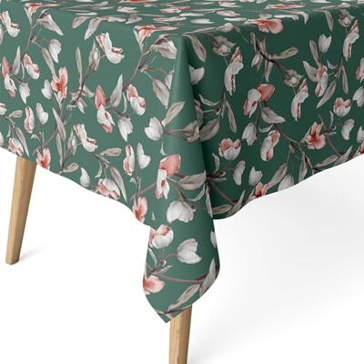 ECOMMERC3 Fläckbeständig bordsduk för rektangulärt bord storlek 220 x 140 cm fläckbeständig bordsduk extra mjuk och vattentät grön ECOMMERC3 Fläckbeständig bordsduk för rektangulärt bord storlek 220 x 140 cm fläckbeständig bordsduk extra mjuk och vattentät grön