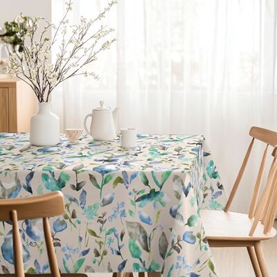 Martina Home Bordsduk RESINAT akvarell Blå 260X140 CM Martina Home Bordsduk RESINAT akvarell Blå 260X140 CM