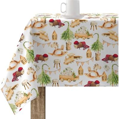 BL BELUM BELUM Bordsduk Jul 200x140 cm 100% bomull hartsartad Fläckfri (Takt ej mjukad) Modell Cagatió 2 BL BELUM BELUM Bordsduk Jul 200x140 cm 100% bomull hartsartad Fläckfri (Takt ej mjukad) Modell Cagatió 2
