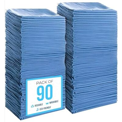 Simpli-Magic Premium Shop Handdukar 35 cm x 30 cm, kommersiell kvalitet blå, 100-pack Simpli-Magic Premium Shop Handdukar 35 cm x 30 cm, kommersiell kvalitet blå, 100-pack