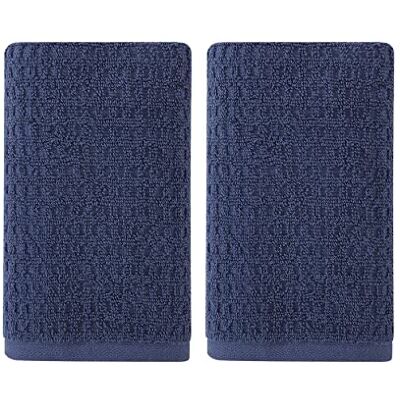 Tommy Bahama Eddie Bauer Collection Highly Absorbent Cotton Bathroom Decor, Low Linting & Fade Resistant, 2 Piece, Northern Pacific Dark Blue Tommy Bahama Eddie Bauer Collection Highly Absorbent Cotton Bathroom Decor, Low Linting & Fade Resistant, 2 Piece, Northern Pacific Dark Blue