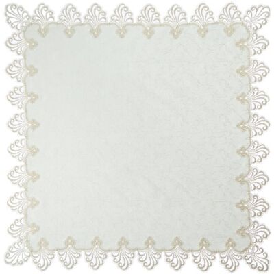 Plauener Spitze by Modespitze 3086E_11_8080 bordsduk Nice E, storlek 80 x 80 cm, rektangulär Plauener Spitze by Modespitze 3086E_11_8080 bordsduk Nice E, storlek 80 x 80 cm, rektangulär
