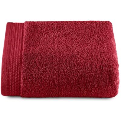 Top Towel RIZO Topphandduk Set med 1 duschhandduk badhanddukar 100% kammad bomull 600 g/m2 mått 70 x 140 cm granat Top Towel RIZO Topphandduk Set med 1 duschhandduk badhanddukar 100% kammad bomull 600 g/m2 mått 70 x 140 cm granat