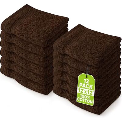 Utopia Towels Utopia lyxiga handdukar och tvättdukar, 33 x 33 cm, 12-pack Utopia Towels Utopia lyxiga handdukar och tvättdukar, 33 x 33 cm, 12-pack