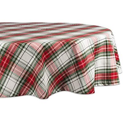 DII Kökssamling, svart & vit, 14 x 72 bordslöpare 70 Inches Round Christmas Plaid DII Kökssamling, svart & vit, 14 x 72 bordslöpare 70 Inches Round Christmas Plaid
