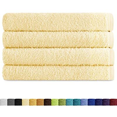 Eiffel Textile Förpackning av Handdukar Kvalitet Curl 400 gr, Egyptisk bomull 100%, Naturlig, Dusch 70x140 cm, 4 Eiffel Textile Förpackning av Handdukar Kvalitet Curl 400 gr, Egyptisk bomull 100%, Naturlig, Dusch 70x140 cm, 4