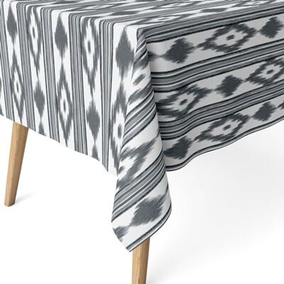ECOMMERC3 Fläckbeständig bordsduk för rektangulärt bord storlek 220 x 140 cm fläckbeständig bordsduk extra mjuk och vattentät färg svart ECOMMERC3 Fläckbeständig bordsduk för rektangulärt bord storlek 220 x 140 cm fläckbeständig bordsduk extra mjuk och vattentät färg svart