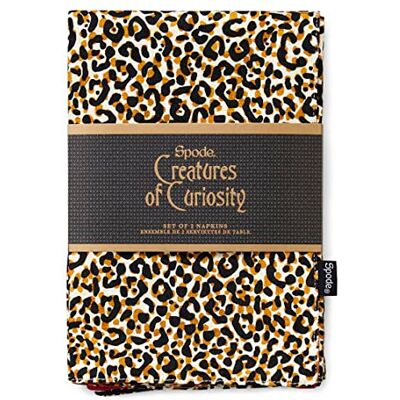 Spode Creatures of Curiosity servetter uppsättning av 2 100% bomull 40 x 40 cm Spode Creatures of Curiosity servetter uppsättning av 2 100% bomull 40 x 40 cm