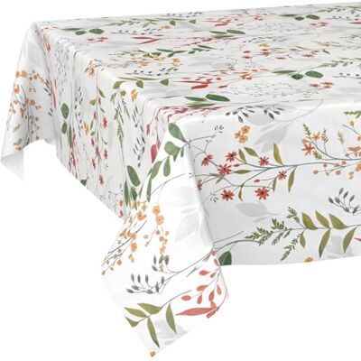 ANRO Vaxduk bordsduk tvättbar lättvårdad vattenavvisande lotuseffekt trädgårdsbordsduk natur 100 x 140 cm skärkant ANRO Vaxduk bordsduk tvättbar lättvårdad vattenavvisande lotuseffekt trädgårdsbordsduk natur 100 x 140 cm skärkant
