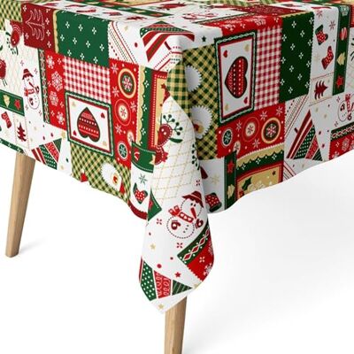 ECOMMERC3 Fläckbeständig bordsduk för rektangulärt bord storlek 220 x 140 cm fläckbeständig bordsduk extra mjuk och vattentät enfärgad ECOMMERC3 Fläckbeständig bordsduk för rektangulärt bord storlek 220 x 140 cm fläckbeständig bordsduk extra mjuk och vattentät enfärgad