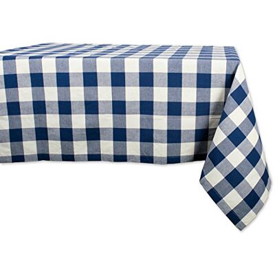 DII Buffalo Check Collection, klassisk bondgårdsduk, 152 x 305 cm, marinblå- och gräddvitrutig DII Buffalo Check Collection, klassisk bondgårdsduk, 152 x 305 cm, marinblå- och gräddvitrutig